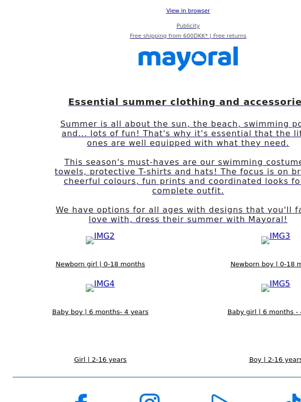 Mayoral - Swimming with style! ? ?