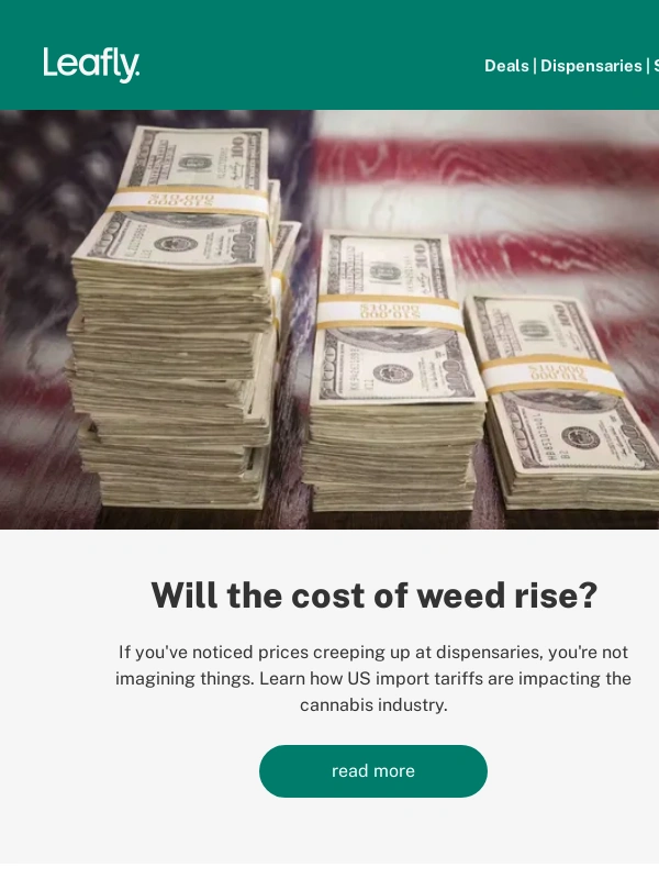 Leafly - ? Will the cost of weed rise?