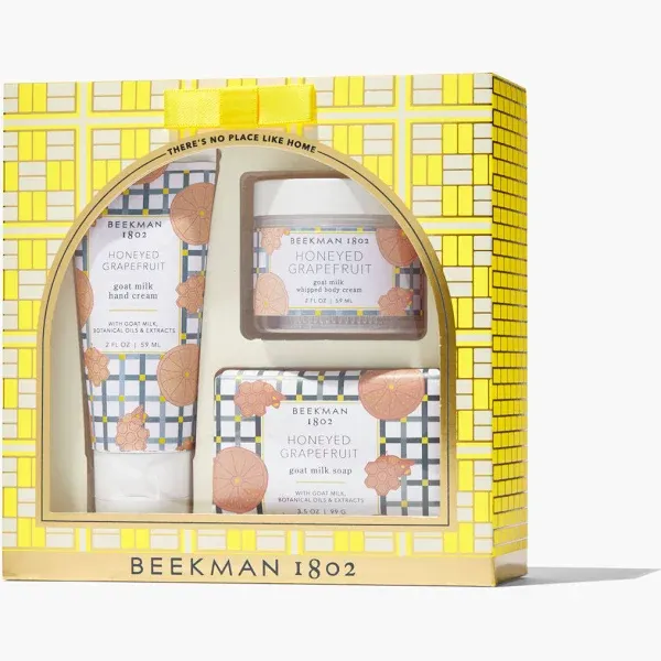 Beekman 1802 Honey, I'm Home Honeyed Grapefruit Bodycare Gift Set