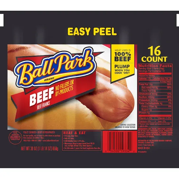 Ball Park Beef Franks