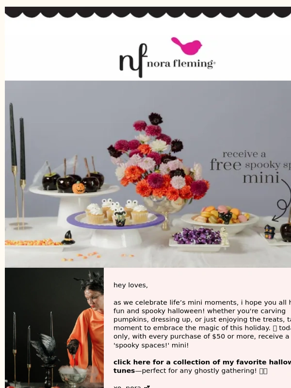 Nora Fleming - Get ready for the spookiest time of year! ?