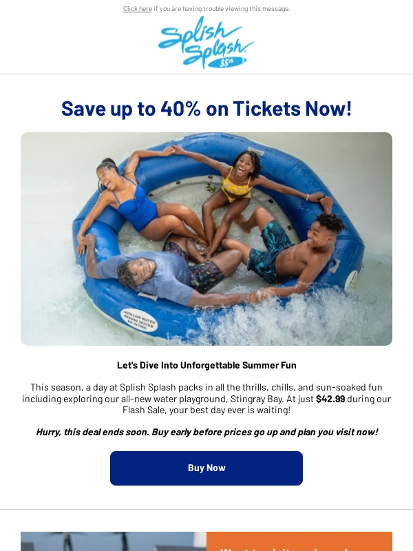 Splish Splash - Splash into our Flash Sale! ?