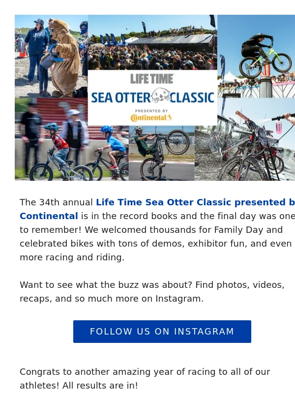 LifeTime Fitness - A Celebration to Remember - That's a Wrap on Sea Otter 2024!