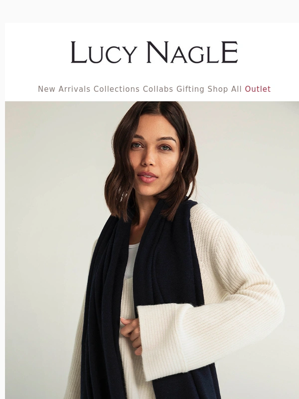 Lucy Nagle - Destination Anywhere in The Cashmere Travel Wrap