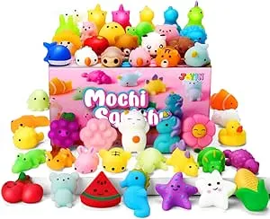 Joyin Mochi Squishy Toys Set, Random 25 Pack Mini Mochis