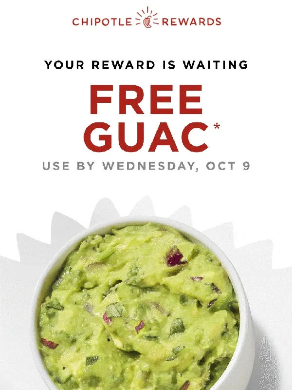 Chipotle - Chipotle: Claim your Free Guac