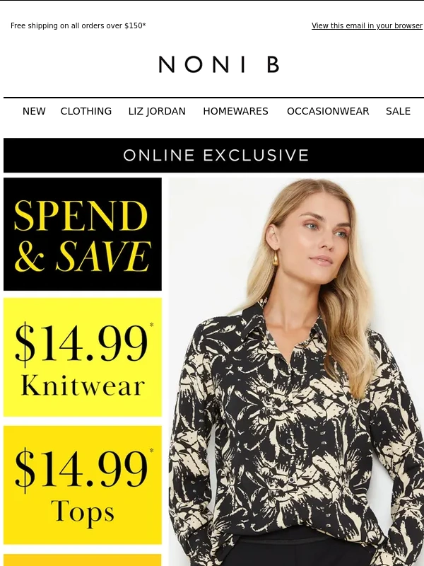 NONI B - (3) Spring HOT Offers are waiting for you
