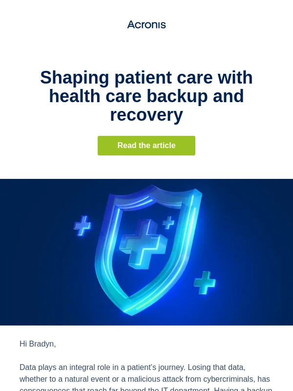 Acronis - Developing a Backup and DR Strategy: 4 Essential Steps