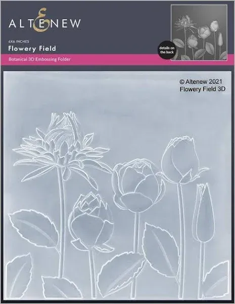 Altenew Flowery Field 3D Embossing Folder