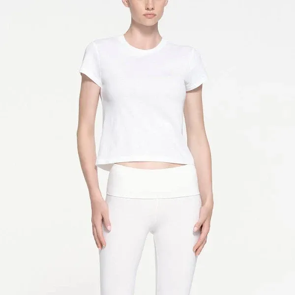 Skims Women's Relaxed Tees Shrunken T-Shirt