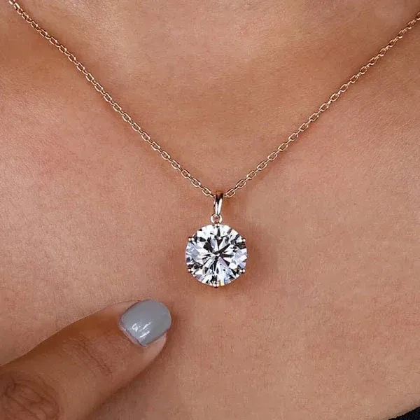 Solitaire Diamond Pendant for Effortless Style