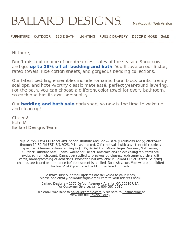 Ballard Designs - Check out the dreamiest sale of the season