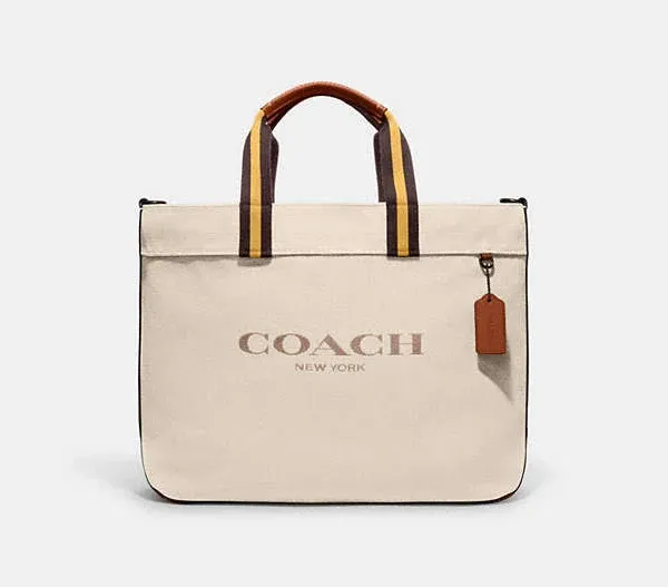 Coach Men's Canvas Tote Bag
