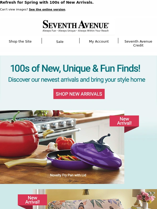 Seventh Avenue - Spring Style Inspo,New Arrivals,Bright Sale & More!