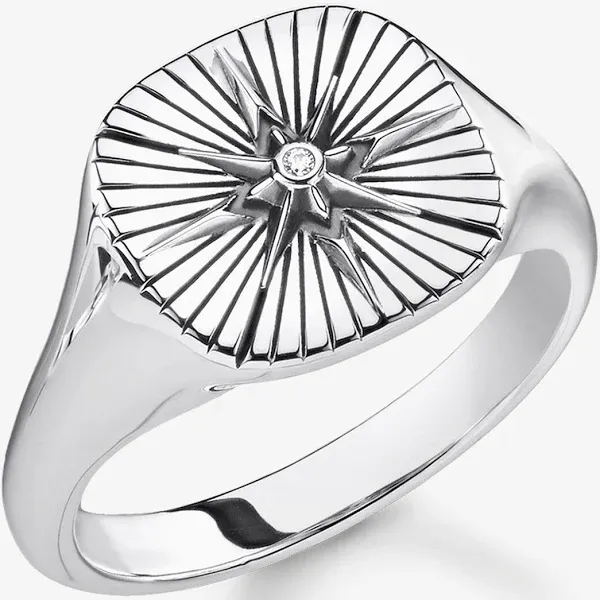 Thomas Sabo Vintage Star Sterling Silver Ring