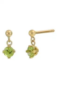 Bony Levy 14K Gold Peridot Stud Earrings