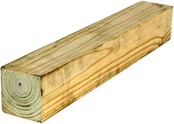AC2® 4 x 4 x 10 #2 Ground Contact Green Pressure-Treated Timber