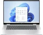 HP Envy x360 2-in-1 Laptop 16, Windows 11 Home, 16", Touch screen, Intel® Core™ Ultra 7, 16GB RAM, 1TB SSD, 2K, Glacier silver