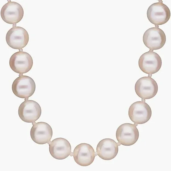 Blue Nile Freshwater Cultured Pearl Strand Necklace 14k Gold