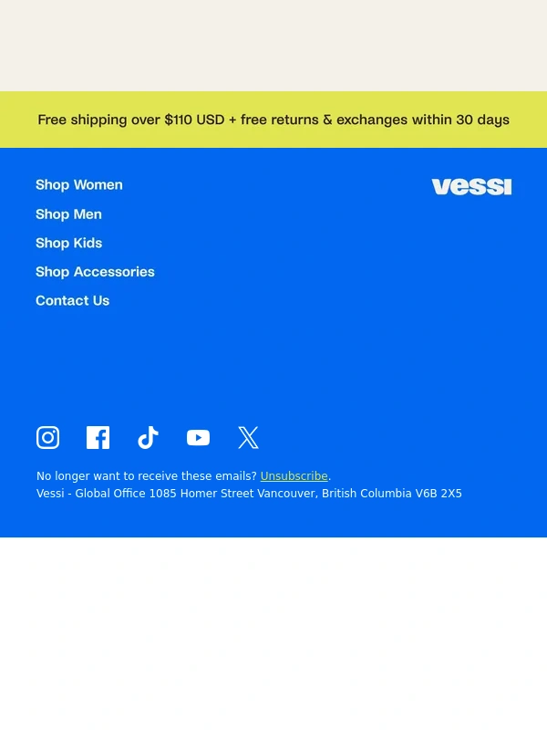 vessi - ? Time to get out and move