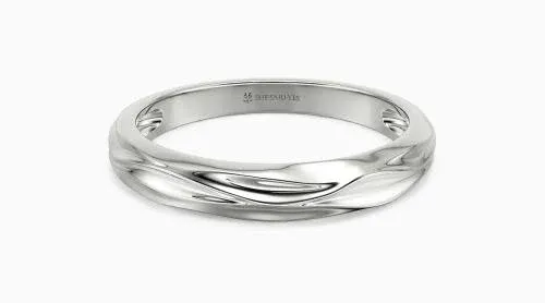 "The Ripples in My Heart Men's" Wedding Band