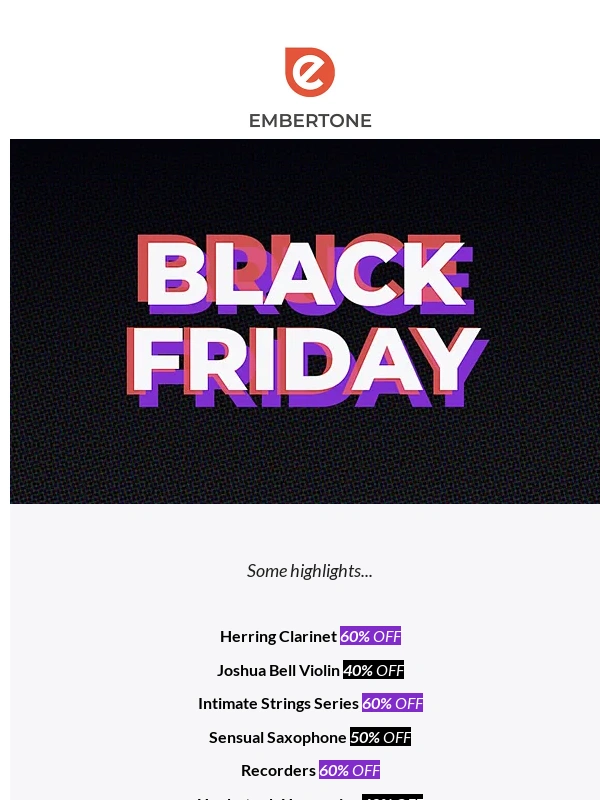 Embertone - Our entire store discounted