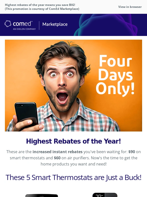 ComEd Marketplace - ?4 Days Only: Look at What 1 Dollar Will Buy!