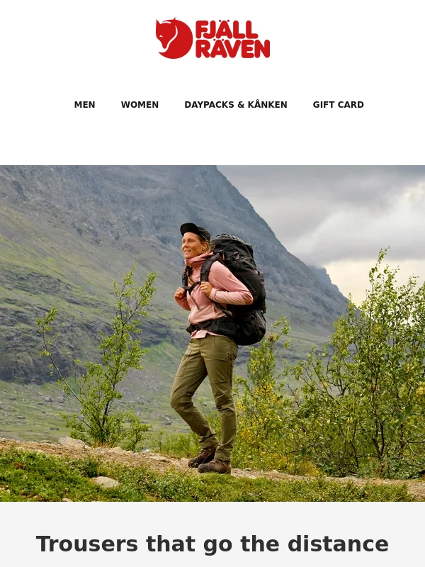 Fjallraven - Buy trousers that last