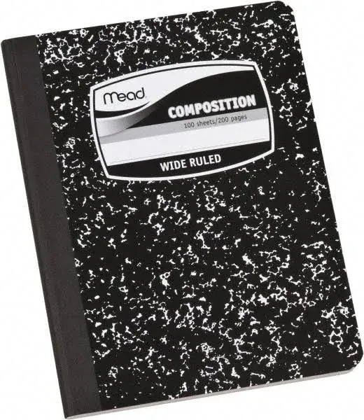 Mead Composition Book Wide
