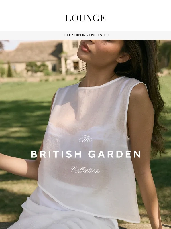 Lounge Underwear - NOW LIVE: The British Garden Collection