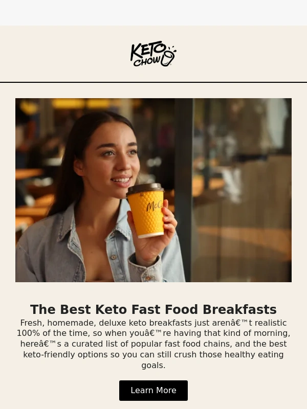 Keto Chow - The Best Fast Food Breakfasts