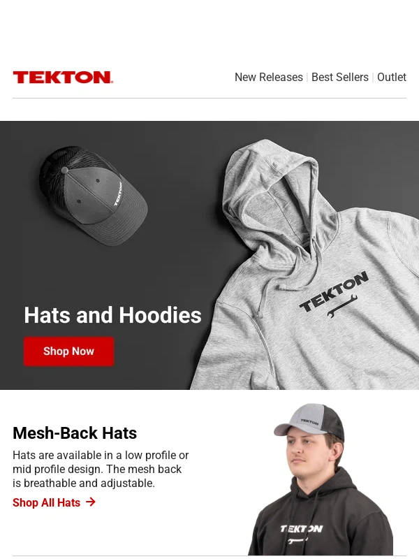 Tekton - Now Available: Hats and Hoodies