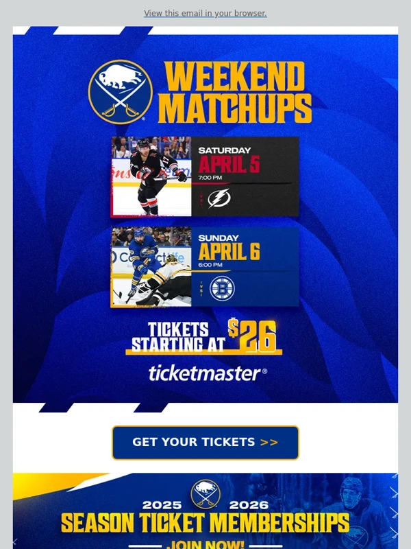 Ticketmaster - Back-to-Back at home - Tickets starting at $26