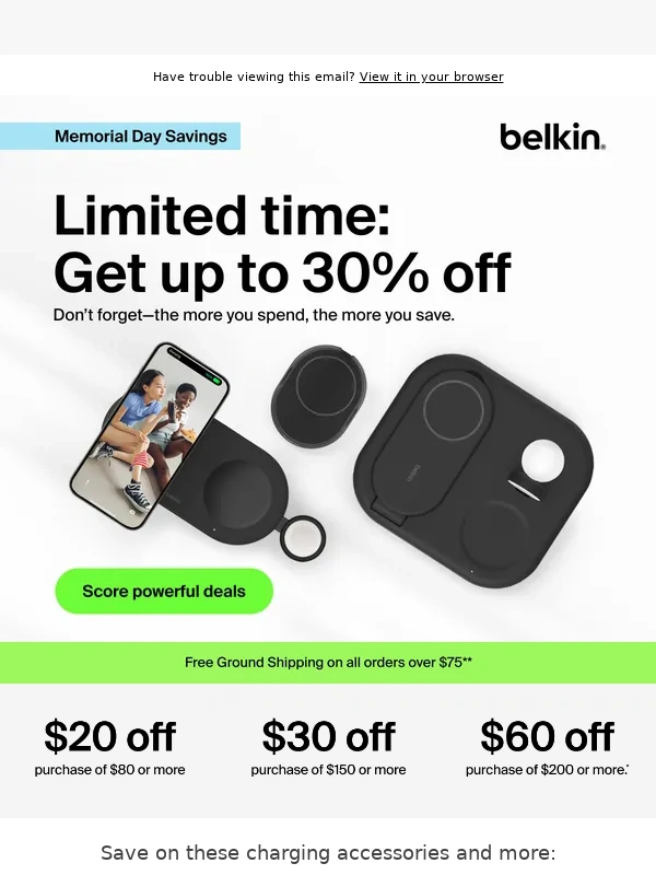 Belkin - Big Cart Energy: Shop & Save Now