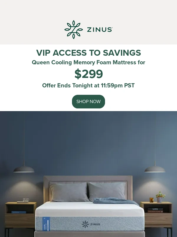 Zinus - ❄️Upgrade to Cooling Comfort Now!