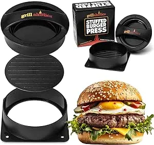 Grillaholics Stuffed Burger Press and Recipe eBook