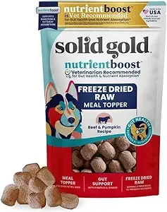 1.5-Oz Solid Gold Freeze Dried Dog Food (Real Beef/Pumpkin/Superfoods) $2.99 + Free Shipping w/ Prime or on $35+