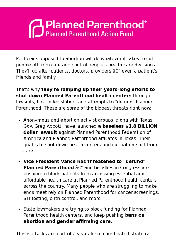 Planned Parenthood - What "defunding" Planned Parenthood is all about