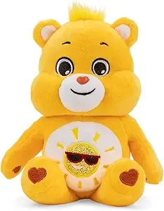 plush Care Bears 9" Bean (Glitter Belly) - Funshine Bear