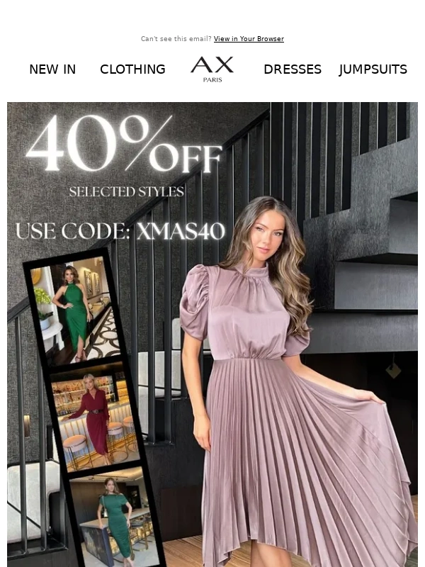AX Paris - 40% Off* Continues ✨