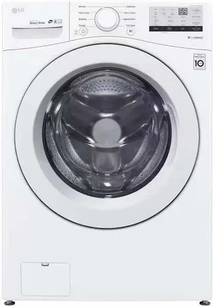 LG 4.5 Cu. Ft. White Front Load Washer