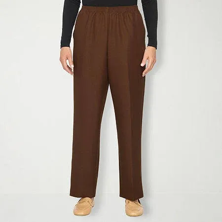 Alfred Dunner Women's Mid-Rise Pull-On Pants
