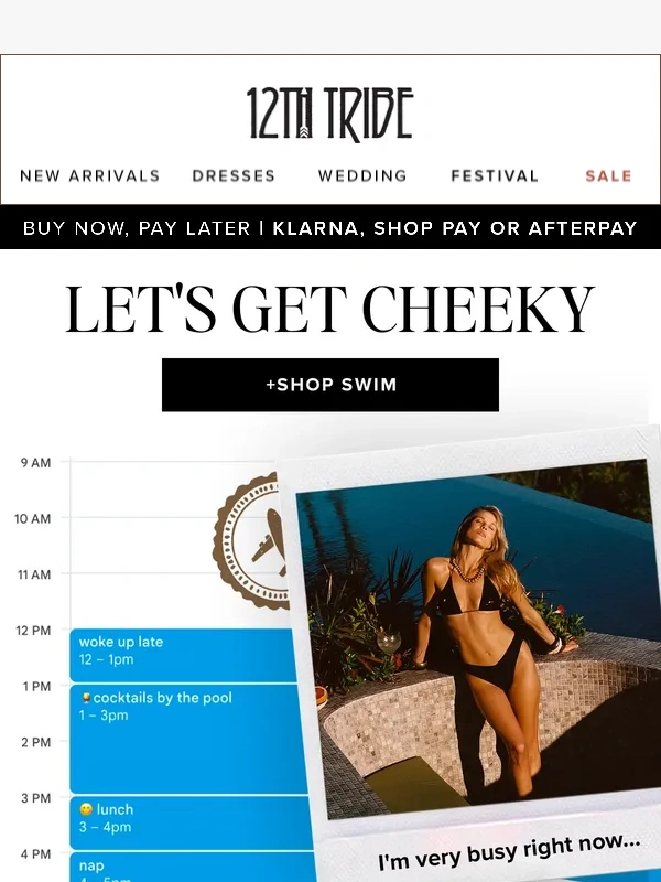12th Tribe - Swim that flirts back ?