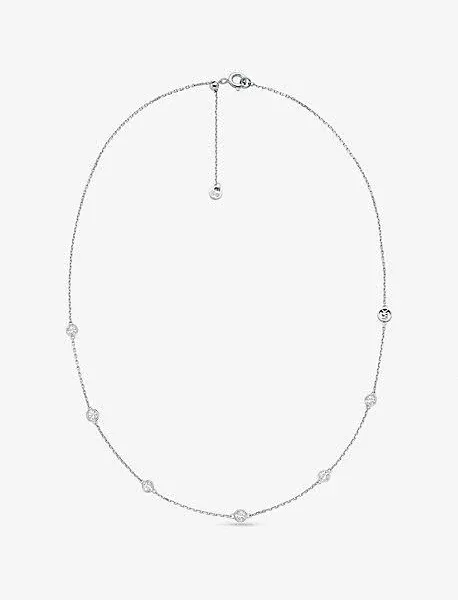 Michael Kors Kors Brilliance Sterling Silver Necklace