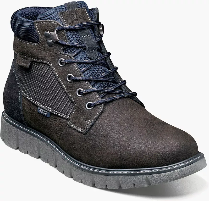 Nunn Bush Shoes Karnak Plain Toe Boot Charcoal Size 11