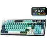 RK ROYAL KLUDGE S98 Mechanical Keyboard w/Smart Display & Knob, Top Mount 96% Wireless Mechanical Keyboard BT/2.4G/USB-C, Hot Swappable, Software Support, Creamy Sounding, 98 Keys