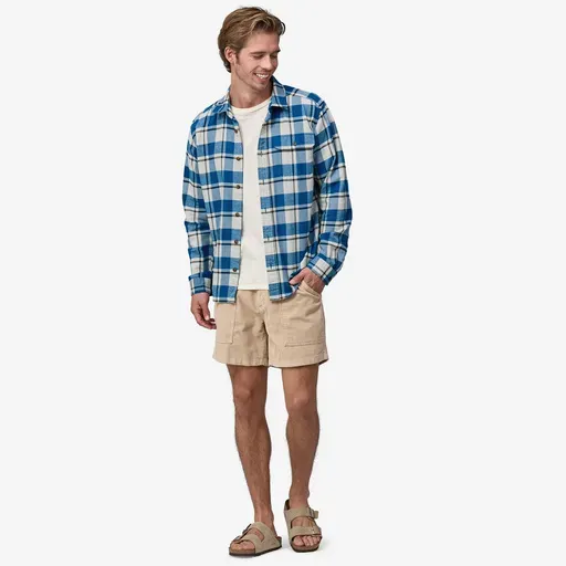Men's Long-Sleeved Lightweight Fjord Flannel Shirt