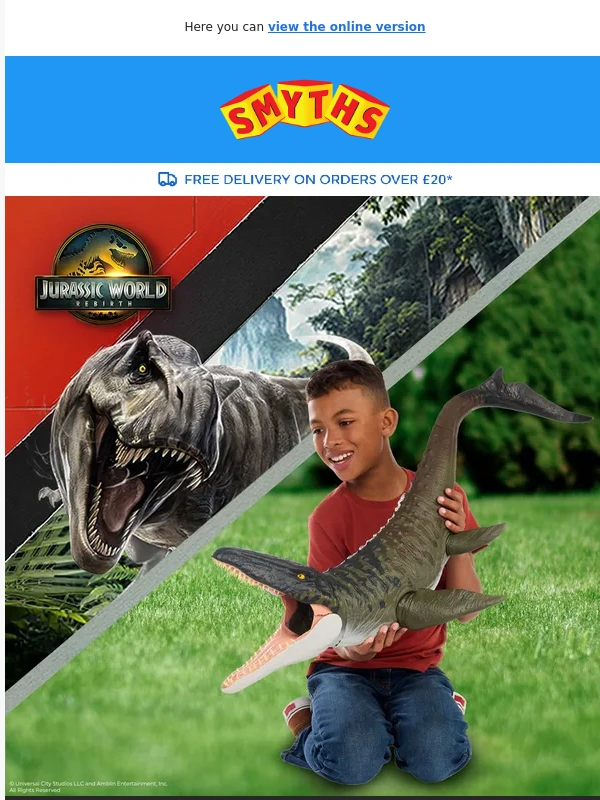 Smyths - NEW Jurassic World Rebirth toys out now!