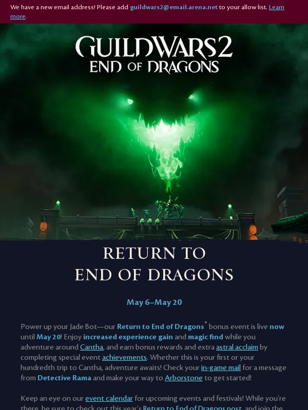Guild Wars 2 - Commander,let’s go back to Cantha! ?