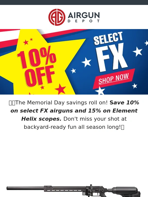 Airgun Depot - Memorial Day SALE CONTINUES!